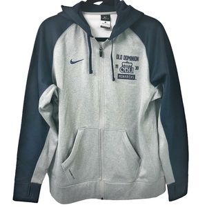 Nike ThermFit Old Dominion Univ full-zip hoodie, L